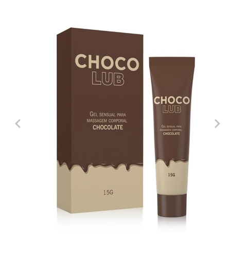 Gel Lubrificante Beijável Chocolub Chocolate - 15 g | Validade 12/2024