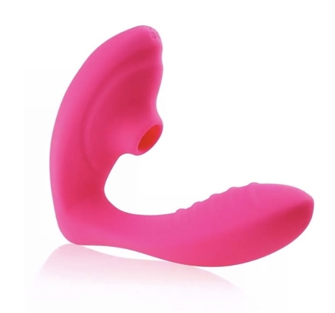 Vibrador e Sugador Clitoriano Pink