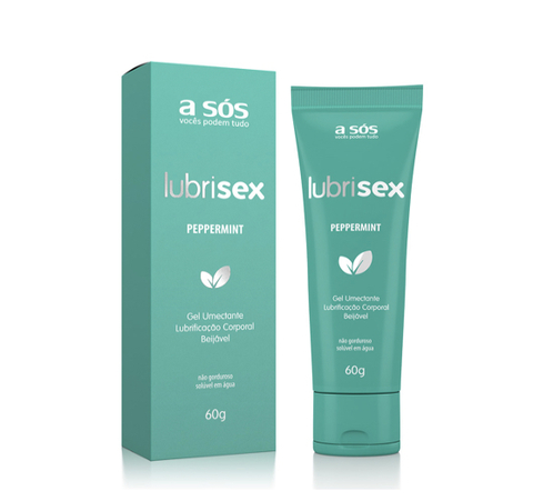 Gel Lubrificante Beijável Lubrisex Peppermint - 60g