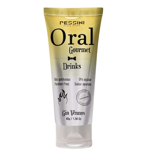 Oral Gourmet Drinks Gel Comestível Gin 45G