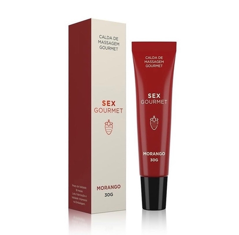 Gel Comestível Sex Gourmet Sabor Morango
