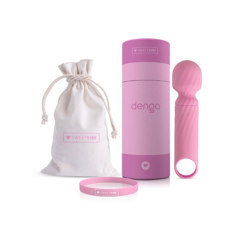 Vibrador Multivelocidade Recarregável Sweet Vibe Dengo Rosa - 13,5 cm