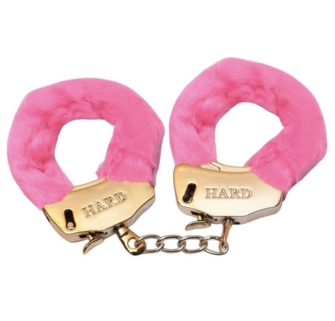 ALGEMA EM ABS DOURADA COM PELÚCIA LINHA LESS HARD