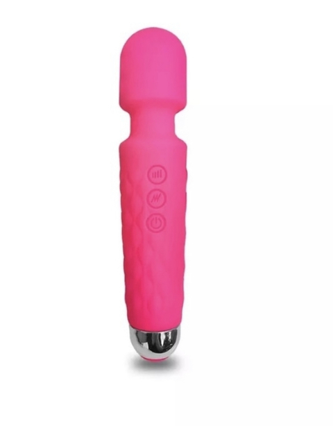 Vibrador Varinha Mágica 20 Velocidades Rosa