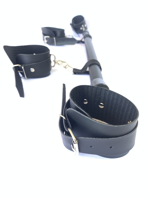 Separador 50cm Com Algemas Para Pulsos e Tornozelos