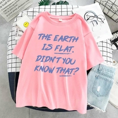 Camiseta Agust-D The Earth Is Flat Didnt You Know That Yoongi Suga (ESTOQUE BRASIL) - comprar online