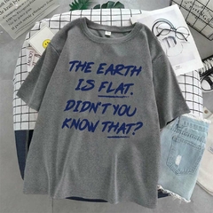 Camiseta Agust-D The Earth Is Flat Didnt You Know That Yoongi Suga (ESTOQUE BRASIL) na internet