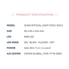 LIGHTSTICK WJSN ver.2 - OFICIAL. (Importado ✈️) - TAXA ALFANDEGÁRIA INCLUSA