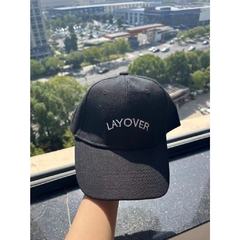 Bone LAYOVER V Kim Taehyung (BTS) Bordado Preto (Importado ✈️) - SEM TAXA