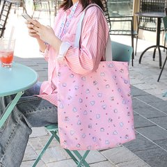 Imagem do BT21 Minini Pattern Eco Bag - Oficial ✈️IMPORTADO - SEM TAXA