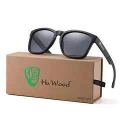 Imagem do ÓCULOS DE SOL UNISSEX HU WOOD BAMBOO POLARIZADO - REF. GR8011-1