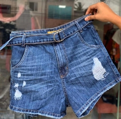 Short jeans hot pant escuro - comprar online
