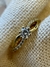 Anel Solitário Princess | Ouro 18k e Diamantes