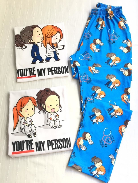 Pijama Estampado Greys Anatomy