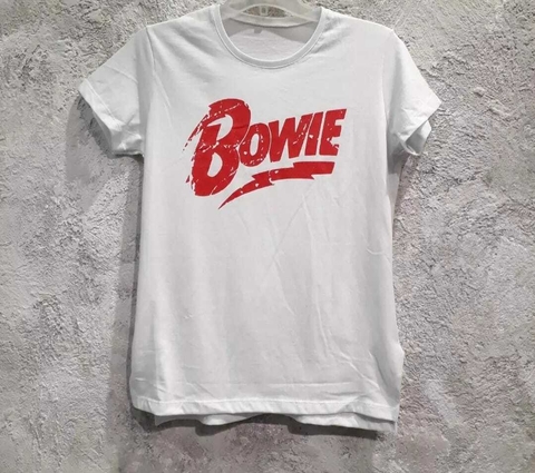 REMERA BLANCA BOWIE