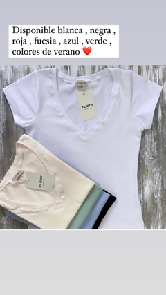 REMERA ALGODON Y LYCRA