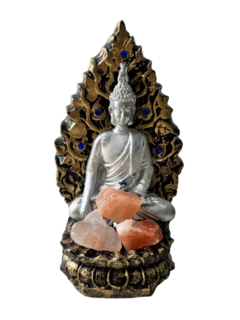 Lámpara de Sal Buda Meditación - Chica