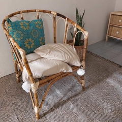 Sillon de caña estilo Gervasoni
