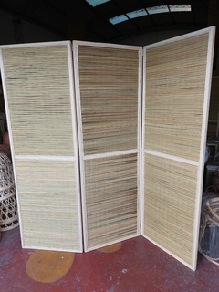 Biombo de junco