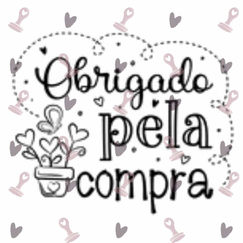 Carimbo Obrigada (Modelo 10)