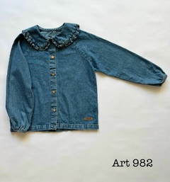 Camisa jean bebé/niña