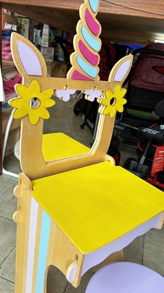 Pupitre tocador maquillaje unicornio - Planeta Bebé Casilda