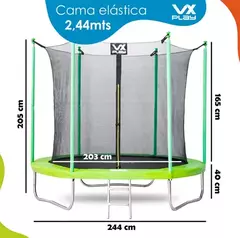 Cama elástica 2,44mts en internet