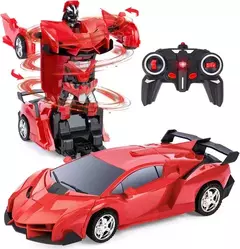 Autos transformers poli/rojo - comprar online