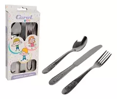 Cubiertos infantiles acero inoxidable - Planeta Bebé Casilda