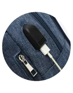 Imagen de mochila maternal boston gris