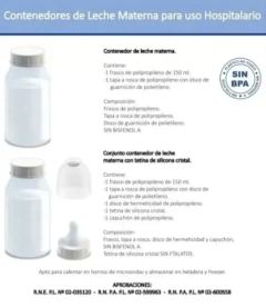 Contenedores de leche materna x4 en internet