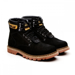 Bota em couro Palmilha em Gel - Preto - comprar online