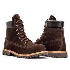 Coturno Timberland - Cor Café na internet