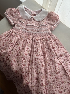 Vestido magdalena punto Smock