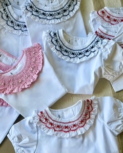 Blusas manga corta punto Smock en internet