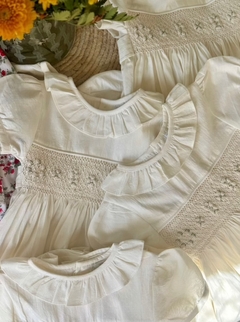 Vestido Gala punto Smock