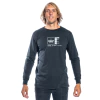 Remera Manga Larga Reef Newark Negra