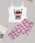 PIJAMA CALÇA (ALÇA) NUTELLA MILK ROSA