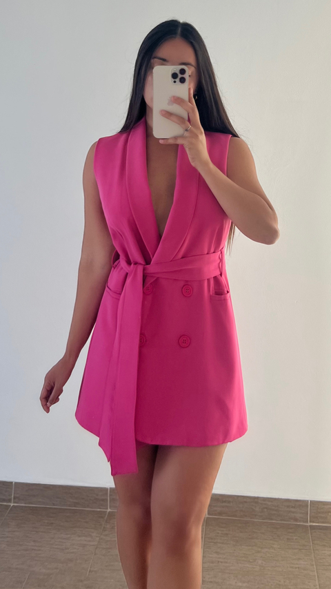 VESTIDO SASTRERO PARIS PINK
