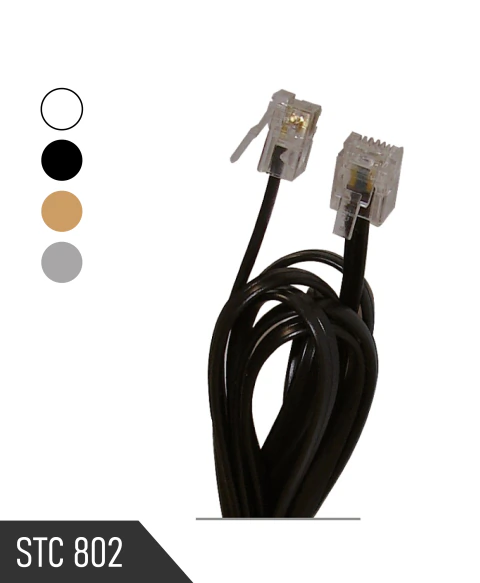Cable armado plug/plug RJ11 (STC802) - comprar online