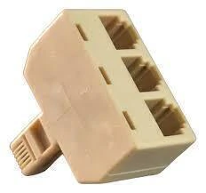 ADAPTADOR PLUG RJ11 A 3 JACK RJ11 (STP 604)