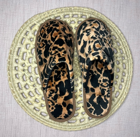 Pantuflas animal print