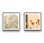 Quadro Flores Bege - comprar online