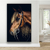 Quadro Cavalo castanho Com Cela