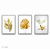Quadro Folhas Douradas