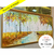 Pintura em tela 1,40 x 0,70 m . c/ moldura Caixa alta Freijó (quadro pintado a mão) - comprar online