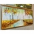 Pintura em tela 1,40 x 0,70 m . c/ moldura Caixa alta Freijó (quadro pintado a mão) na internet
