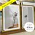 Quadro (2-60x90) Vidro Moldura Chanfrada Dourada - comprar online