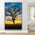Quadro Árvore Seca no Pôr do Sol