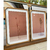 Quadro (2-60x90) Vidro Moldura Chanfrada freijó - Domani Decor - Quadros Decorativos